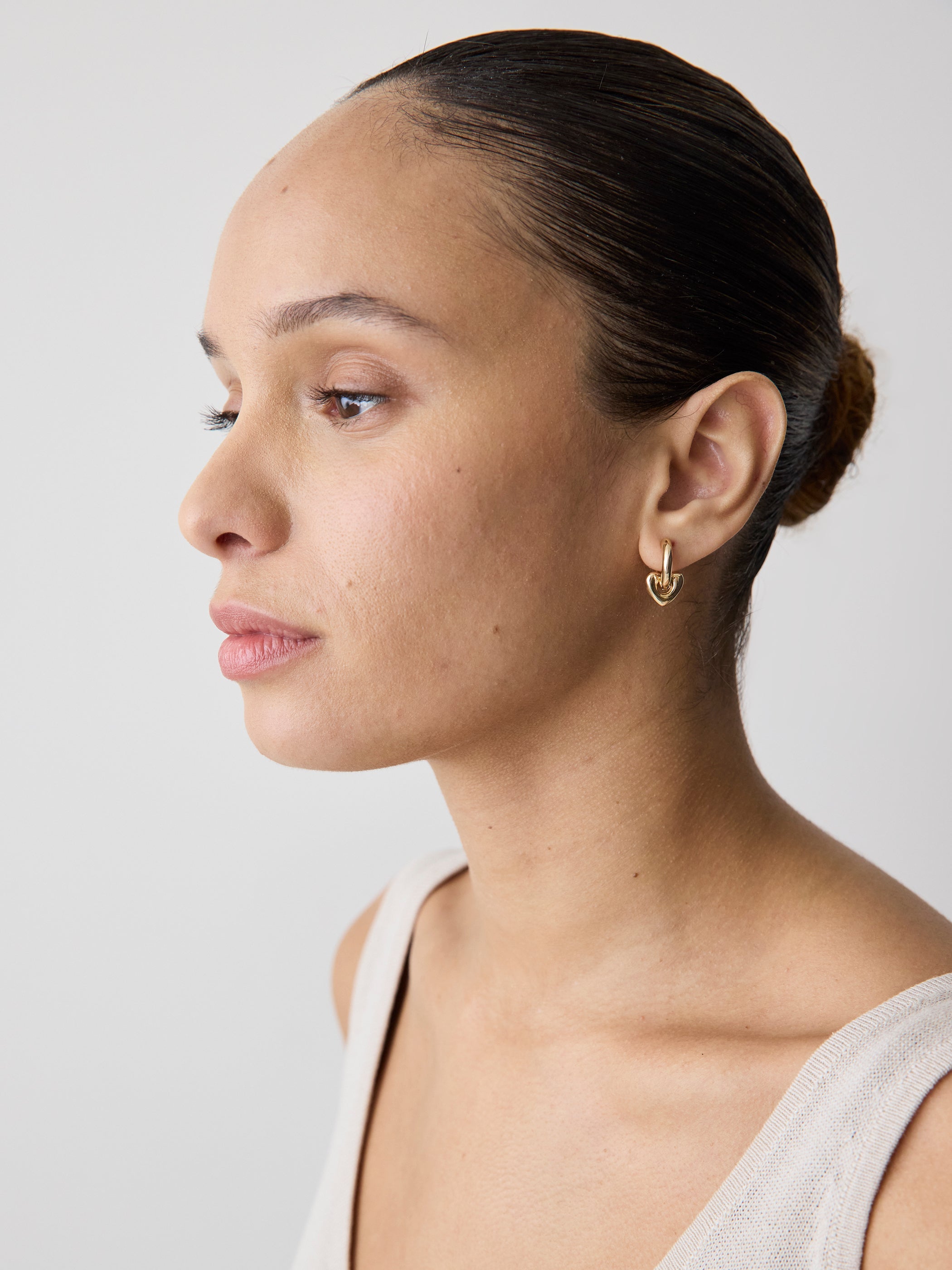 2-in-1 Hoops with Heart Pendants rw&co Exclusive Sale Price