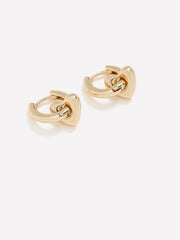 2-in-1 Hoops with Heart Pendants rw&co Exclusive Sale Price