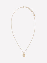 Necklace with Sculptural Metal Pendant rw&co Limited Time Discount