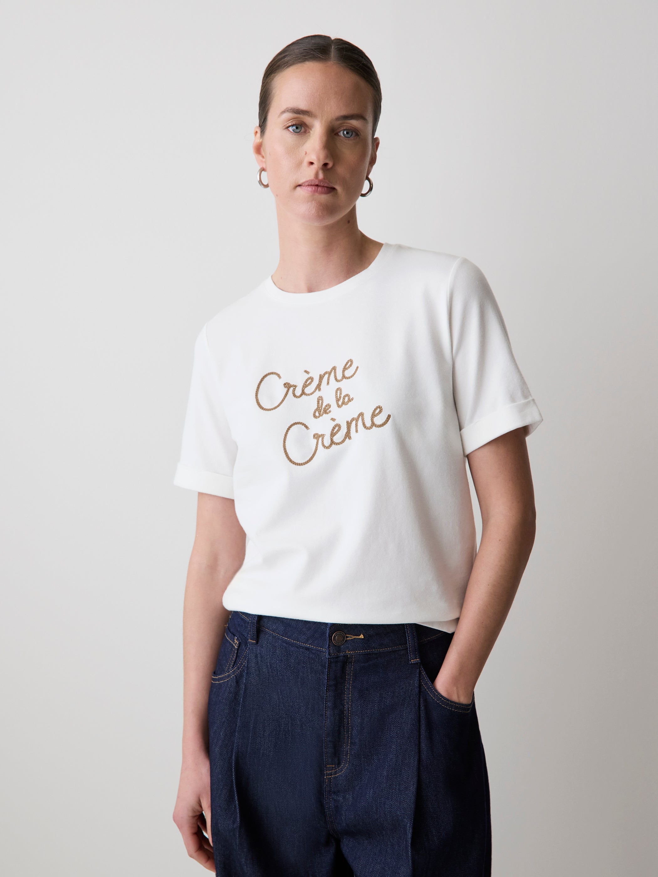 Organic Cotton Short-Sleeve Crew-Neck Tee rw&co Special Promo Price