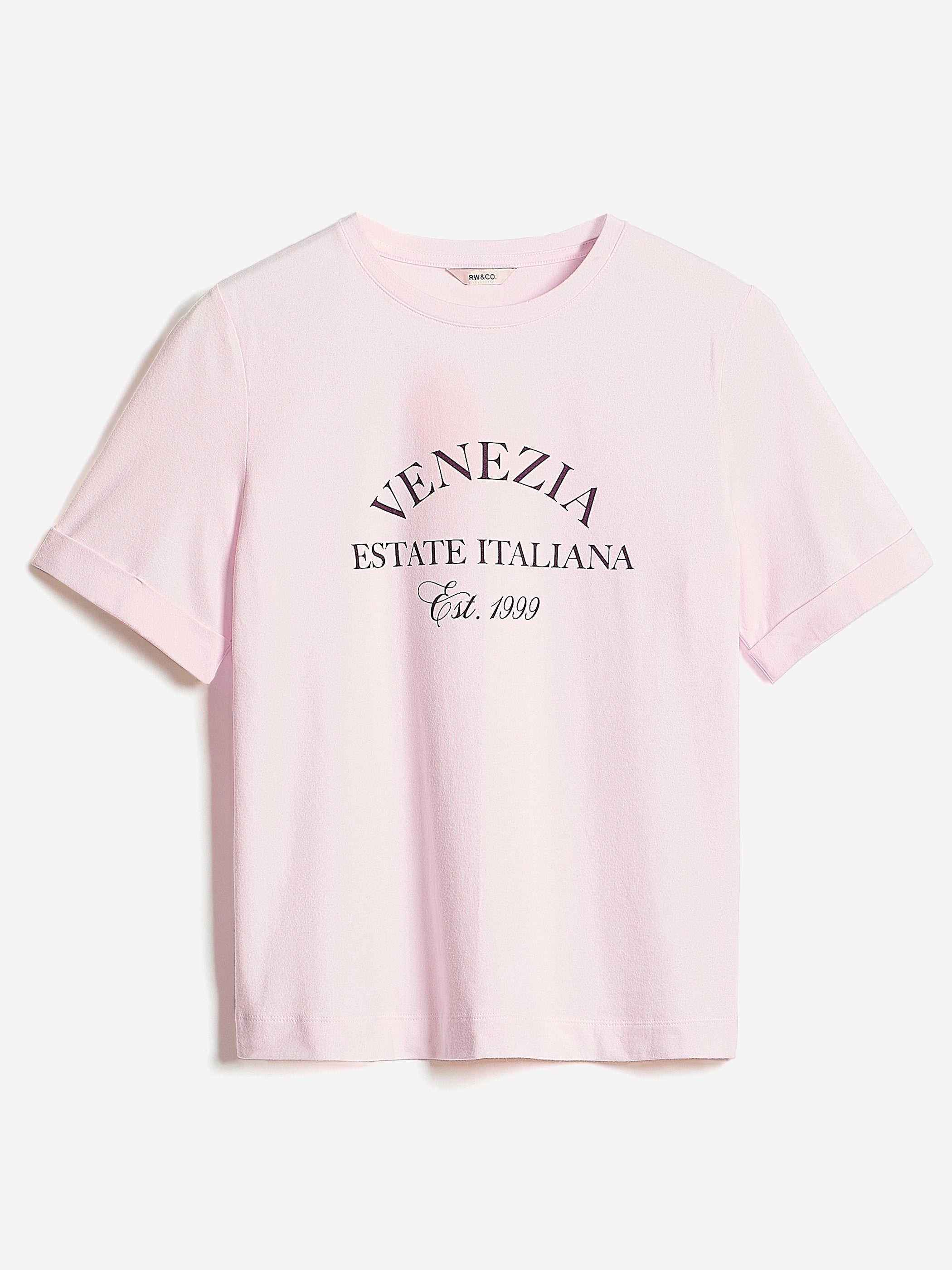 Organic Cotton Short-Sleeve Crew-Neck Tee rw&co Special Promo Price