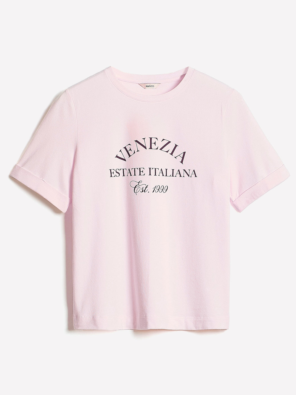 Organic Cotton Short-Sleeve Crew-Neck Tee rw&co Special Promo Price