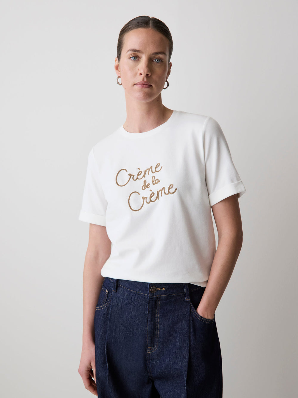 Organic Cotton Short-Sleeve Crew-Neck Tee rw&co Special Promo Price