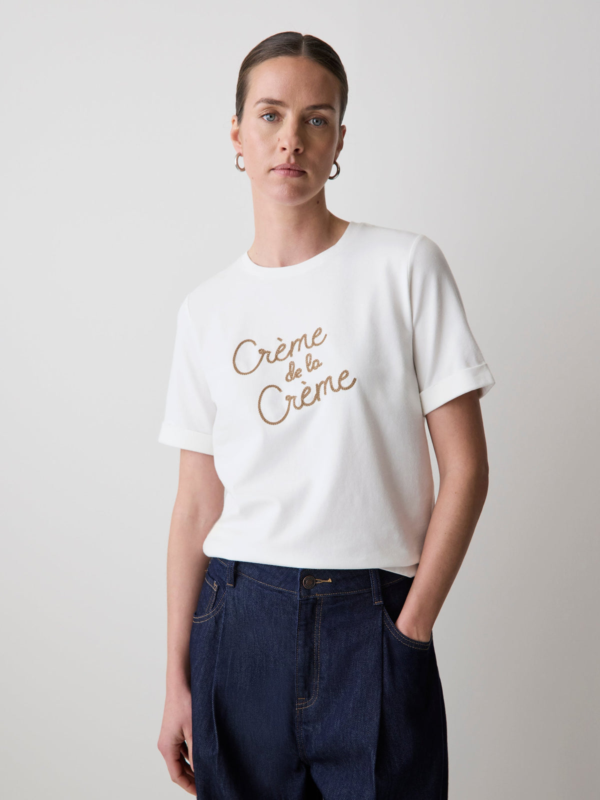 Organic Cotton Short-Sleeve Crew-Neck Tee rw&co Special Promo Price