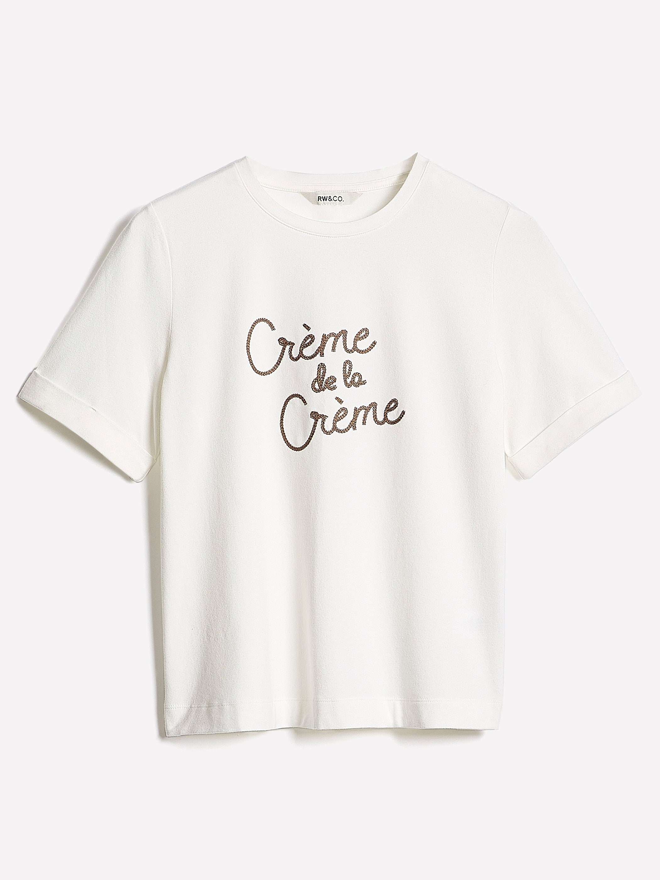 Organic Cotton Short-Sleeve Crew-Neck Tee rw&co Special Promo Price