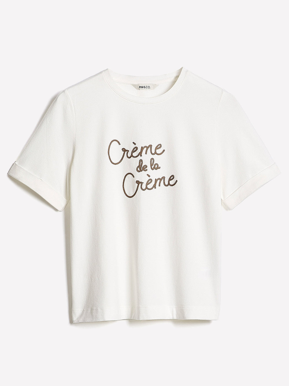 Organic Cotton Short-Sleeve Crew-Neck Tee rw&co Special Promo Price