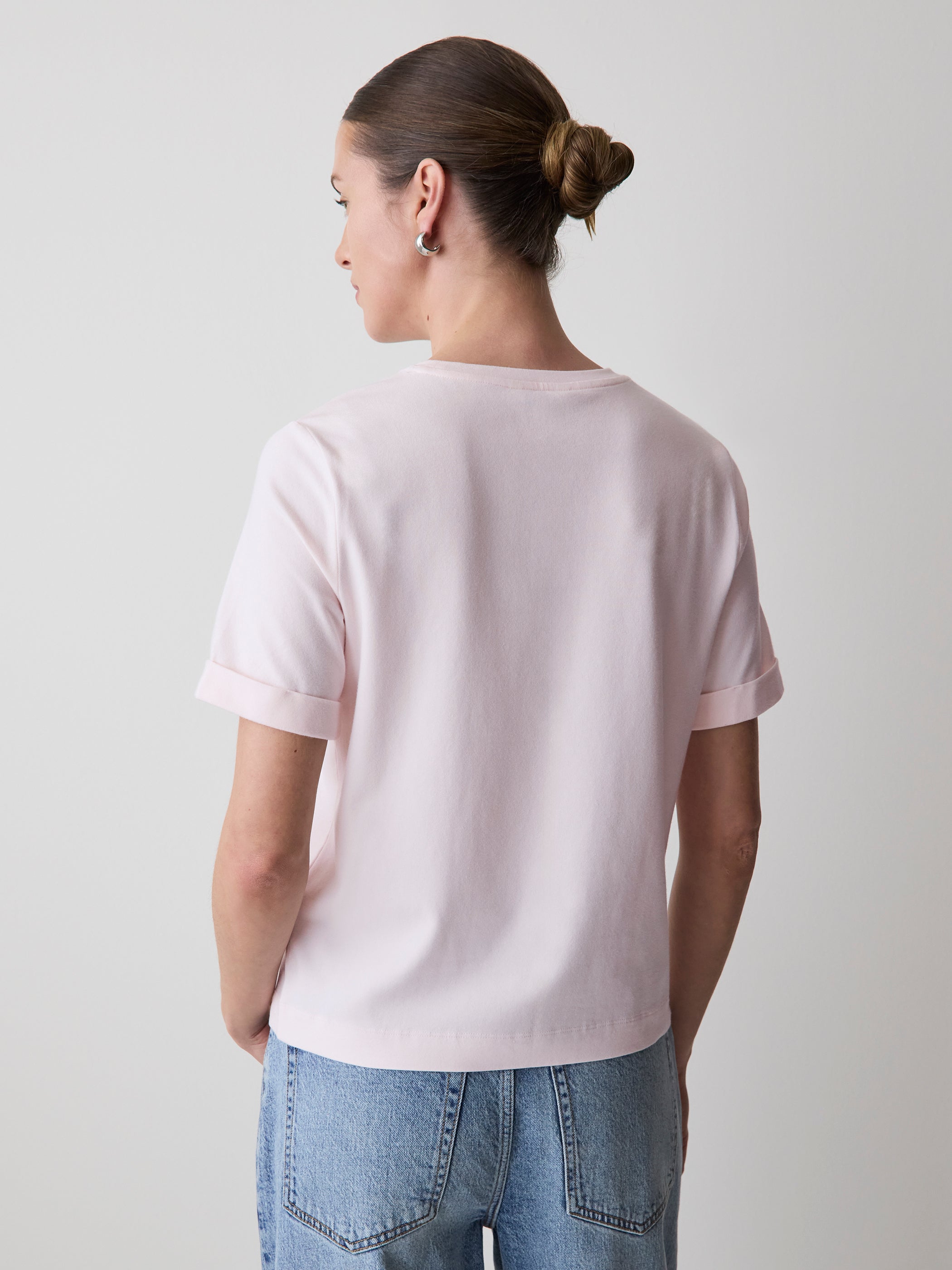 Organic Cotton Short-Sleeve Crew-Neck Tee rw&co Special Promo Price