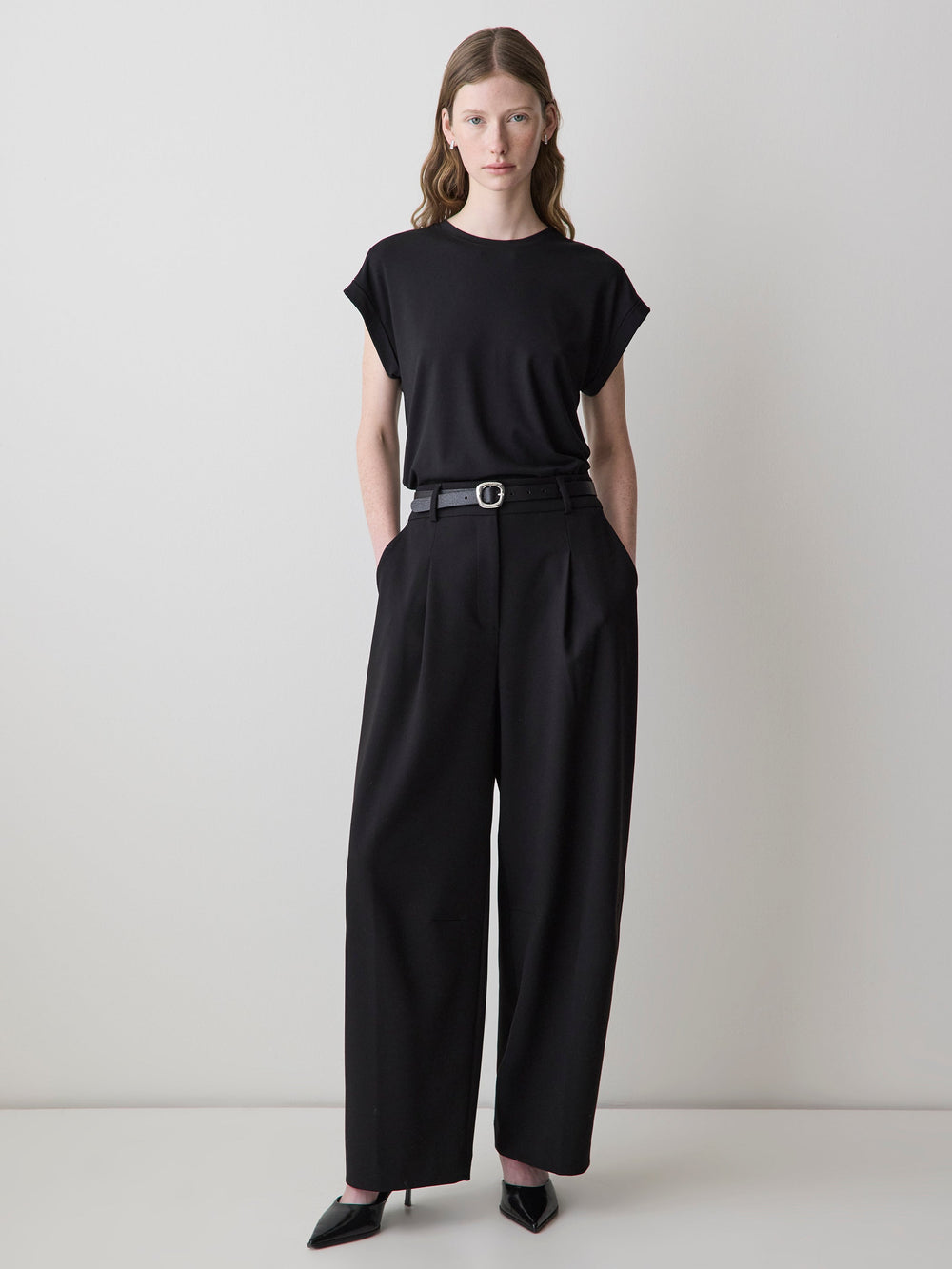 Extended-Sleeve Crew-Neck Tee rw&co Special Offer