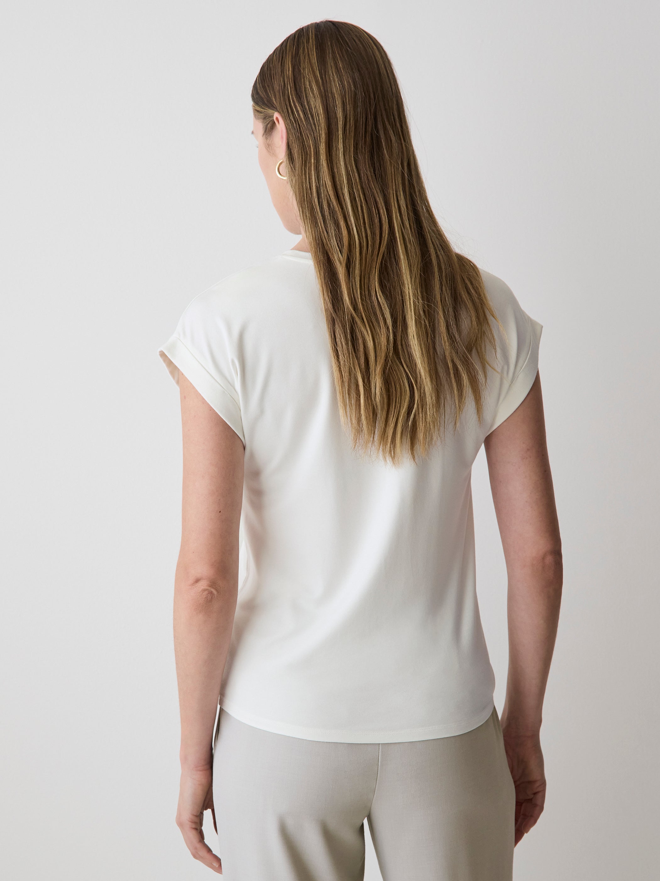 Extended-Sleeve Crew-Neck Tee rw&co Special Offer