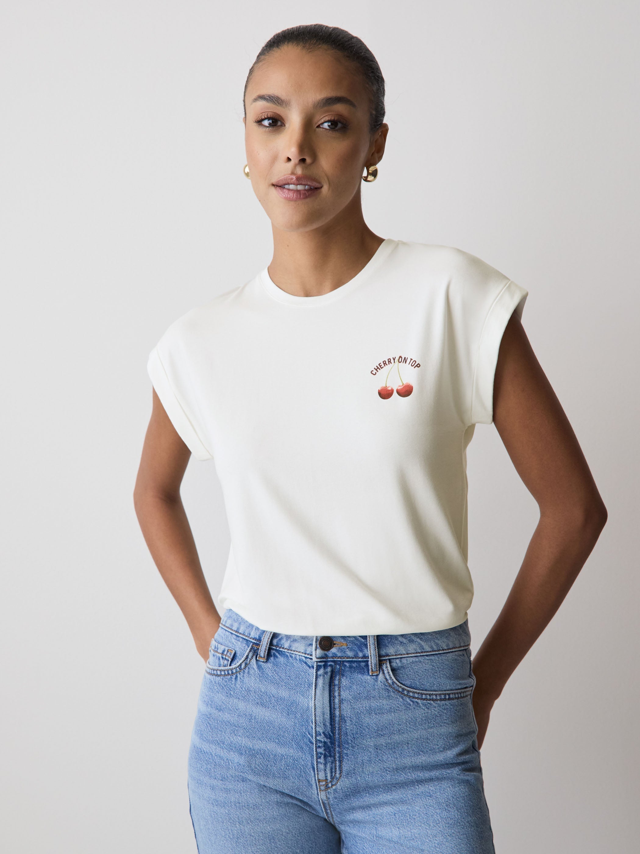 Extended-Sleeve Crew-Neck Tee rw&co Limited Time Discount