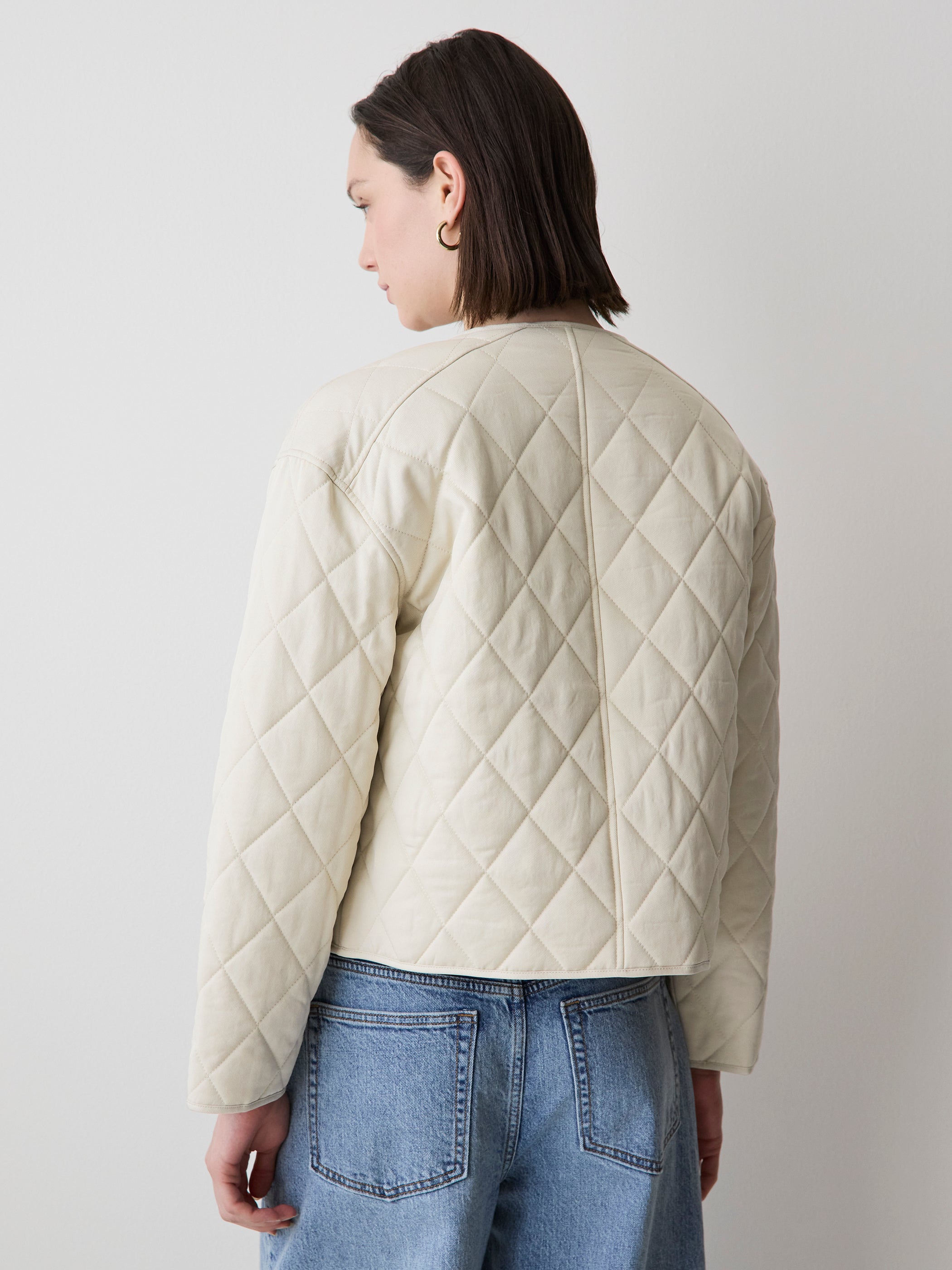 Boxy Quilted Jacket rw&co On Sale
