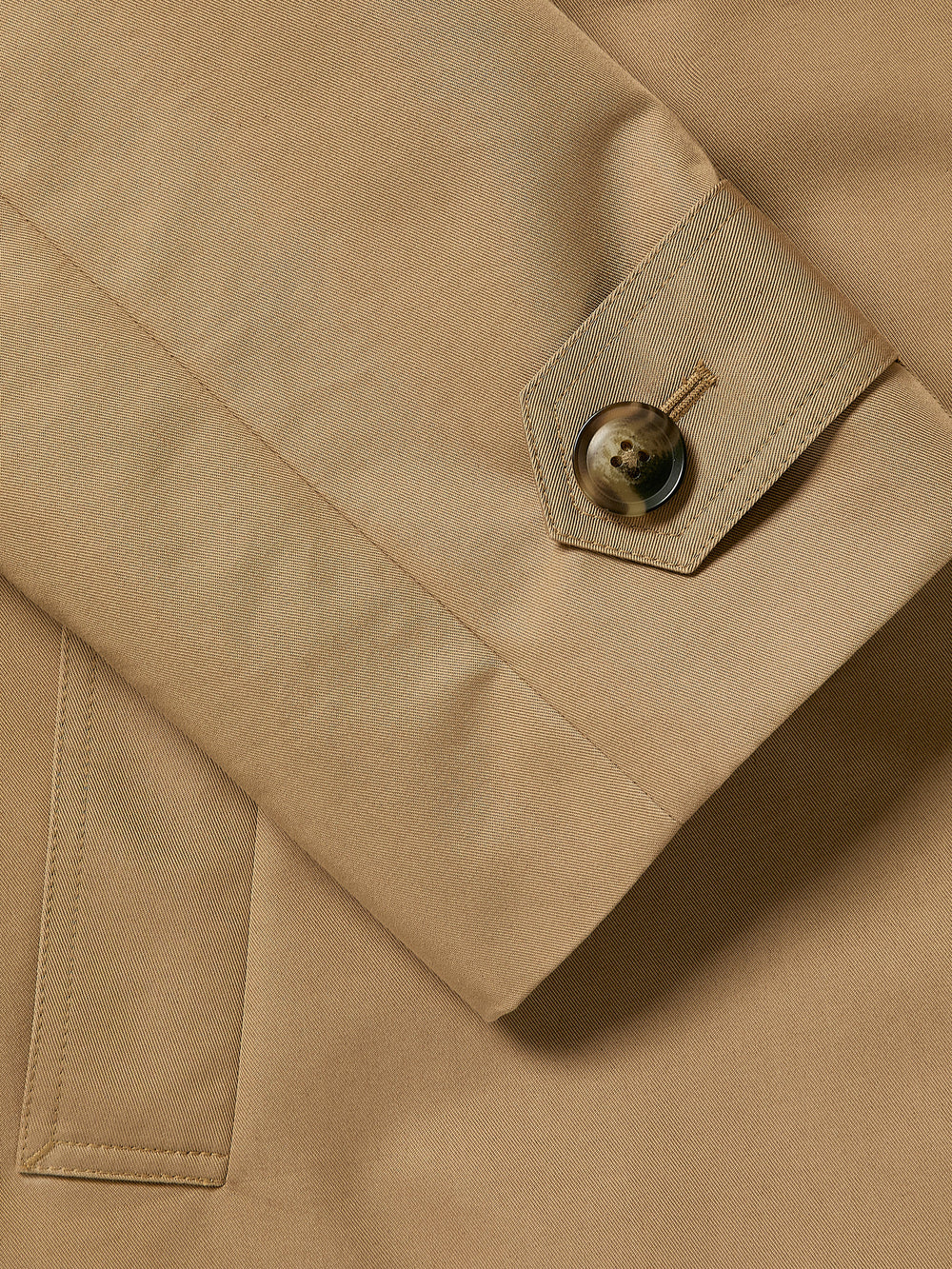 Double-Breasted Twill Trench Coat with Belt rw&co Special Offer