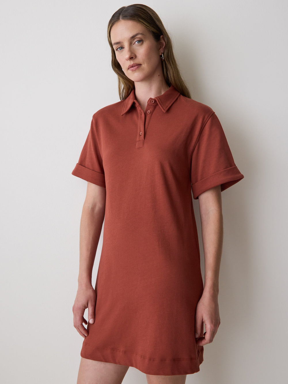 Short-Sleeve Polo Dress rw&co Exclusive Sale Price