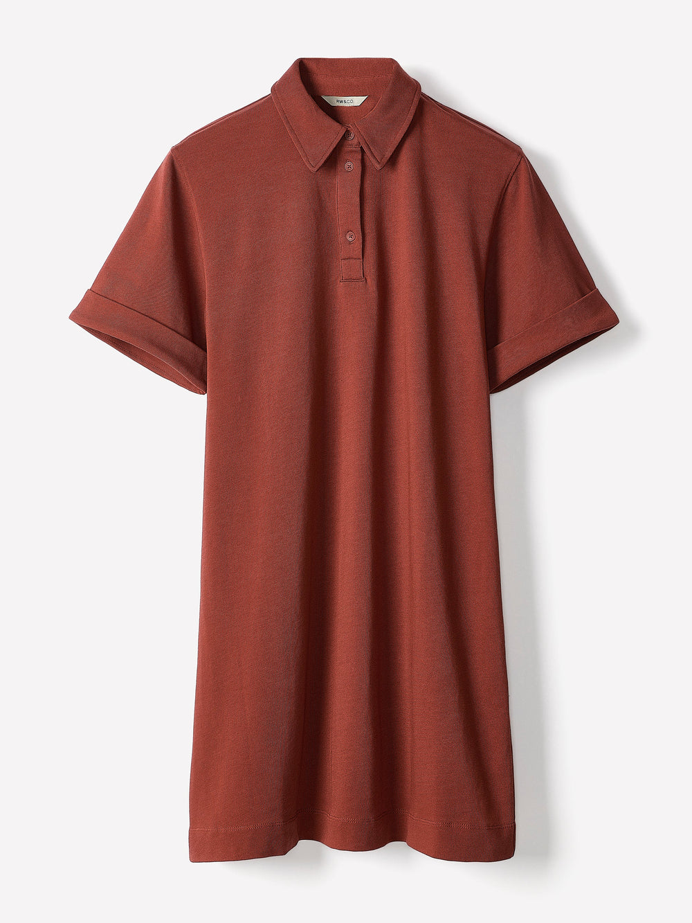Short-Sleeve Polo Dress rw&co Exclusive Sale Price