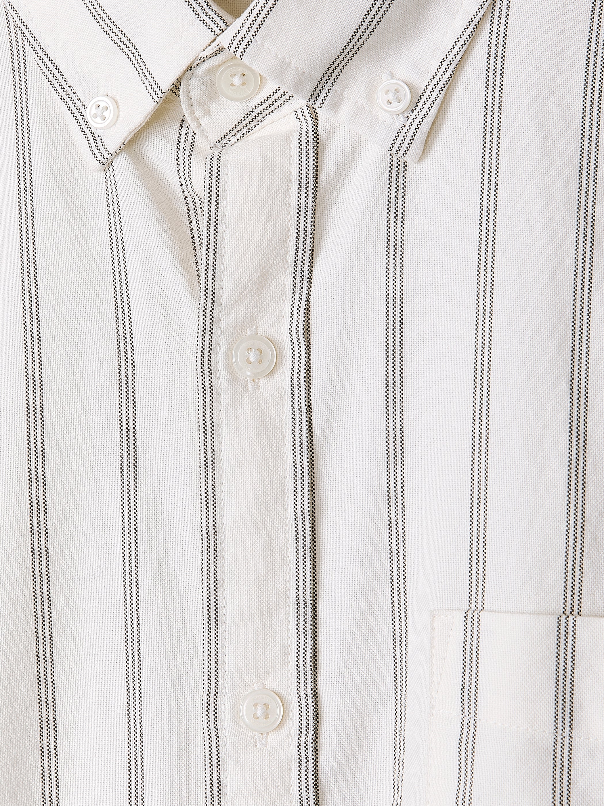 Striped Slim Fit Short-Sleeve Oxford Shirt rw&co Exclusive Sale Price