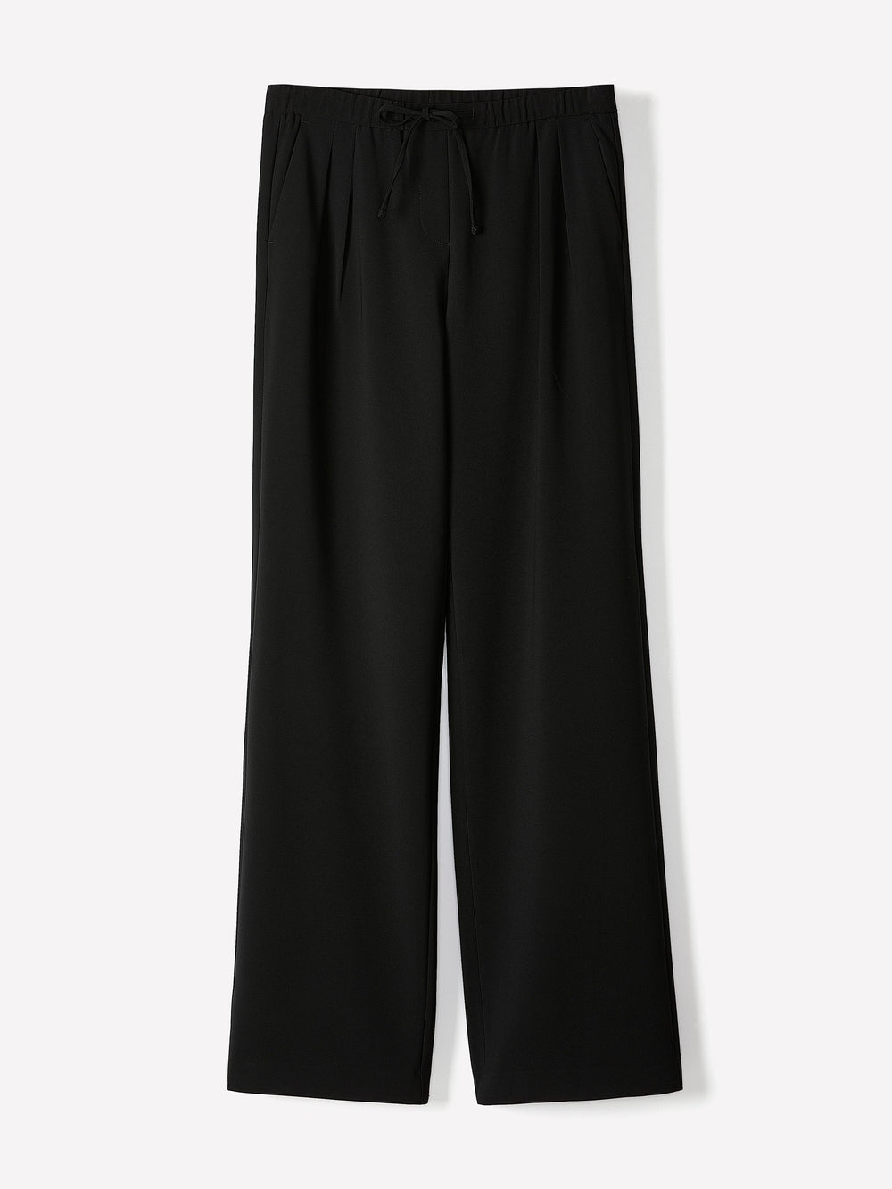 Pull-On Mid-Rise Wide-Leg Pant rw&co Special Offer