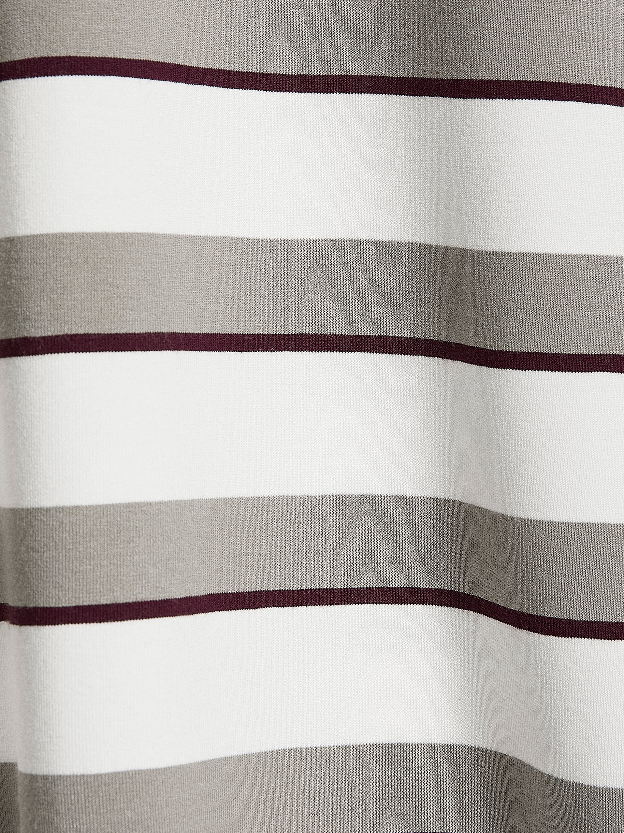 Striped Extended-Sleeve Crew-Neck Tee rw&co Special Promo Price