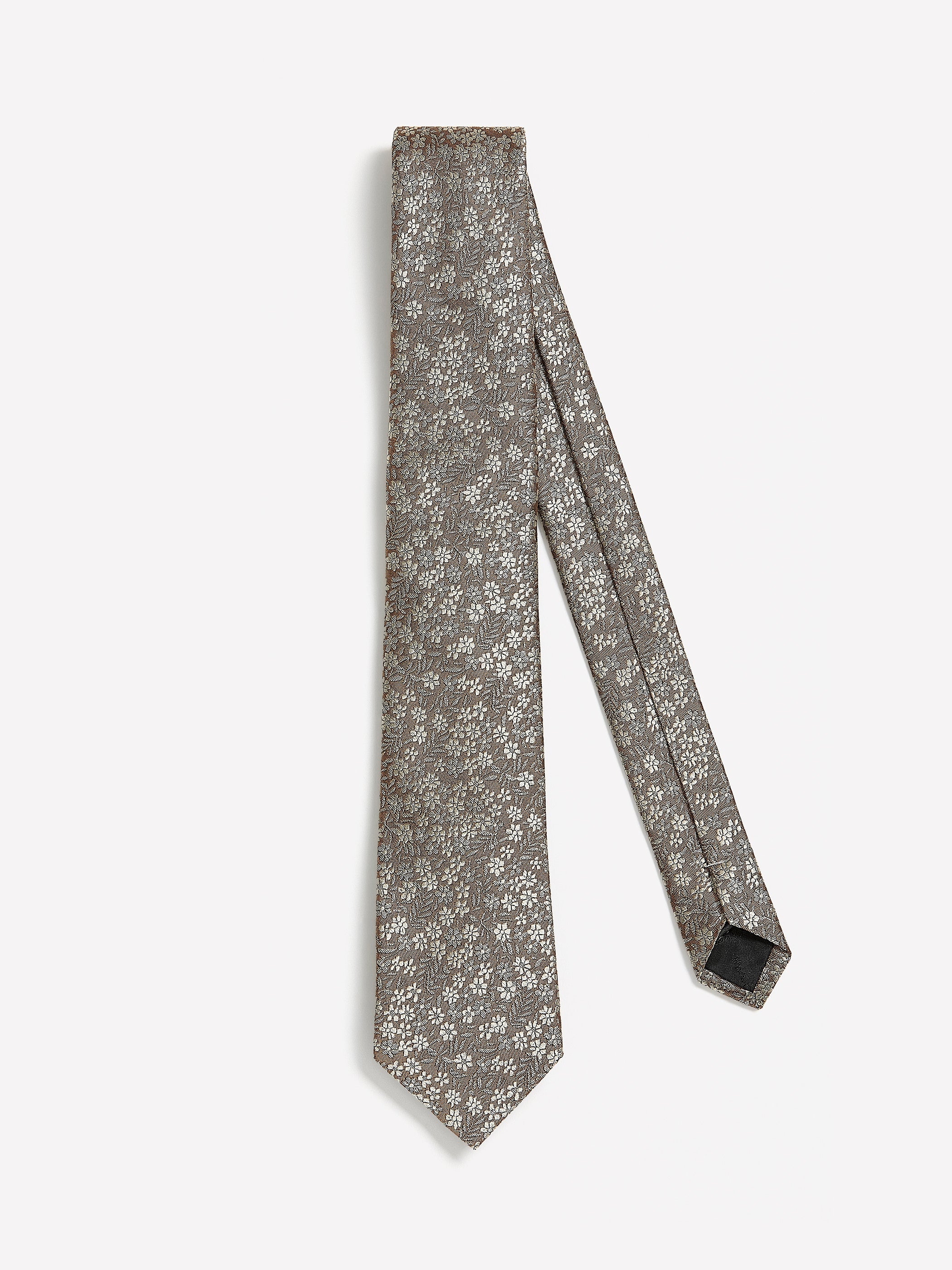 Regular Tie with Tonal Floral Pattern rw&co Exclusive Sale Price