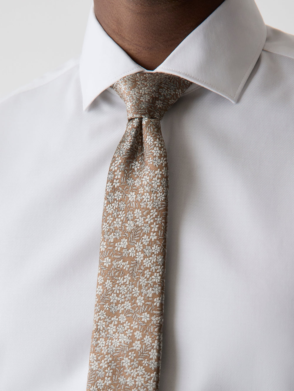 Regular Tie with Tonal Floral Pattern rw&co Exclusive Sale Price
