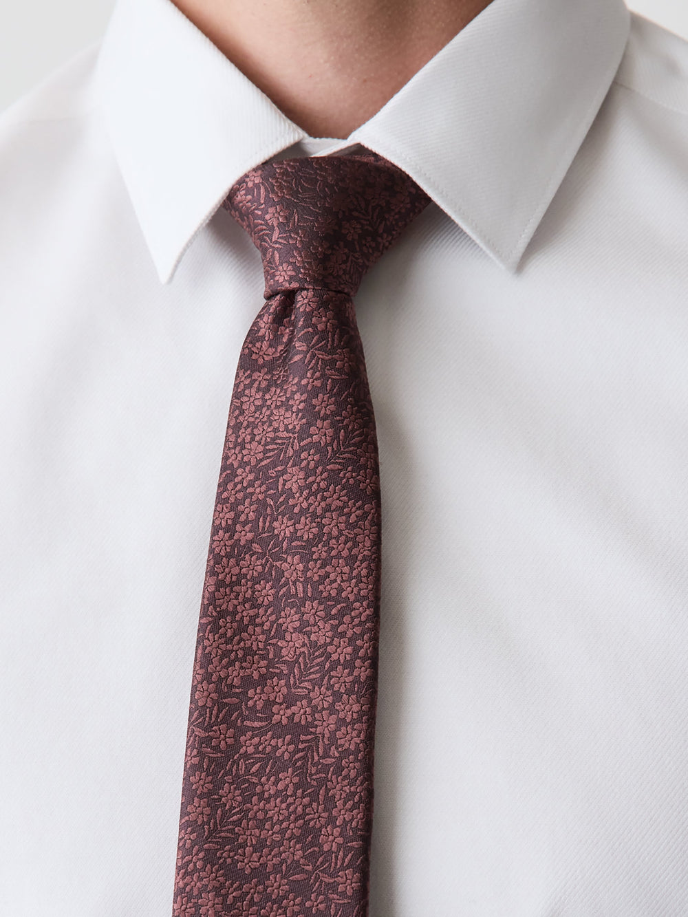 Regular Tie with Tonal Floral Pattern rw&co Exclusive Sale Price