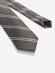 Striped Brown Regular Tie rw&co Special Offer