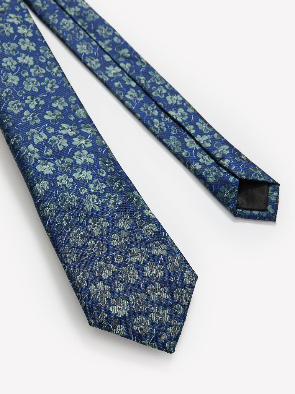 Regular Tie with Floral and Striped Pattern rw&co Great Value Deal