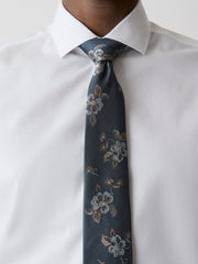 Regular Tie with Floral Pattern rw&co Special Promo Price