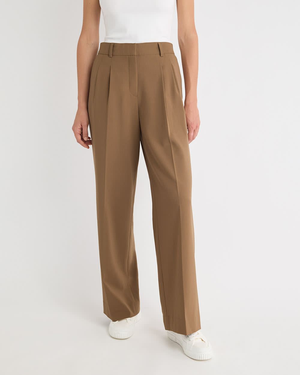 High-Rise Wide-Leg Pant rw&co Great Value Deal
