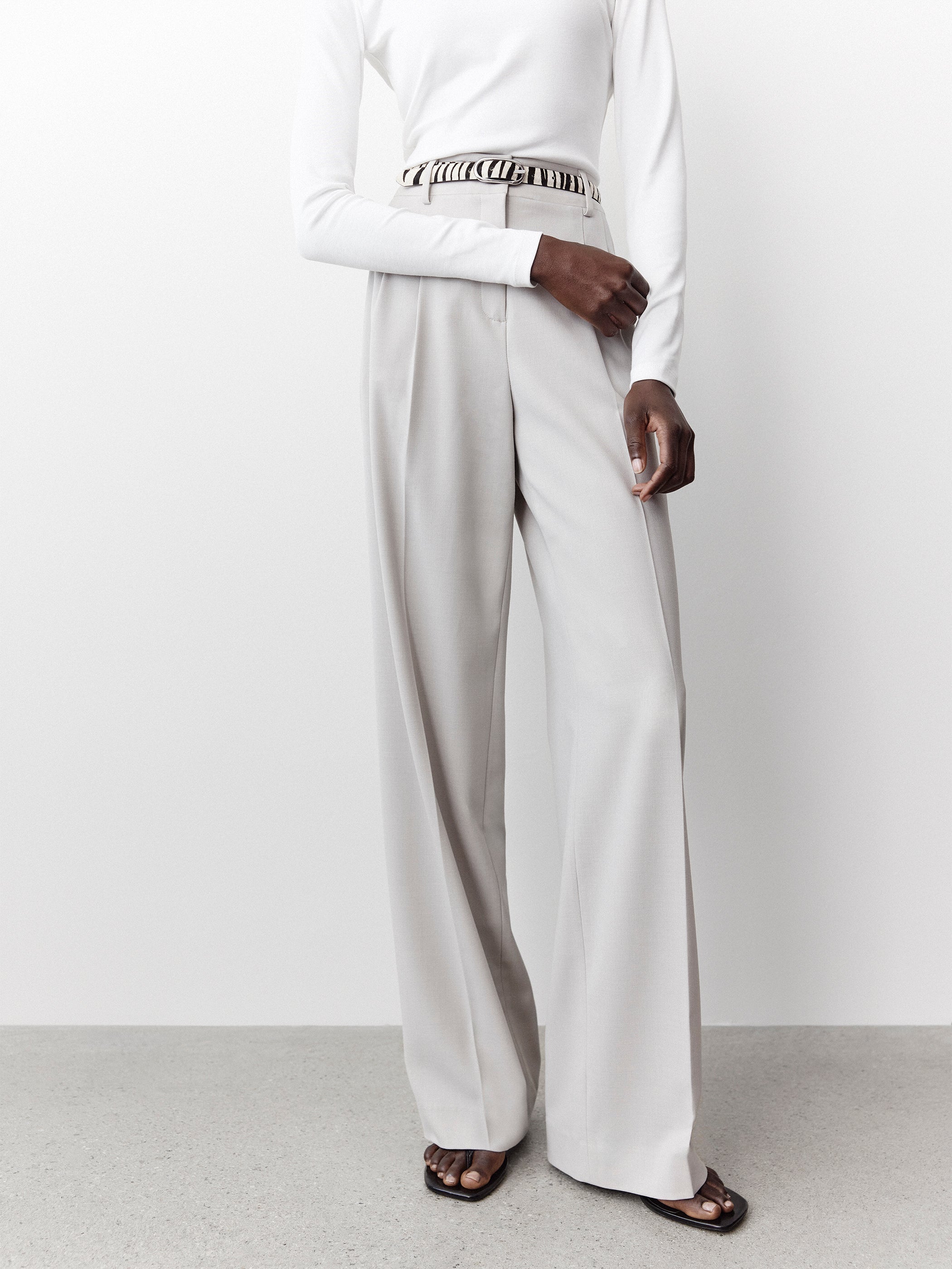 High-Rise Wide-Leg Pant rw&co Great Value Deal