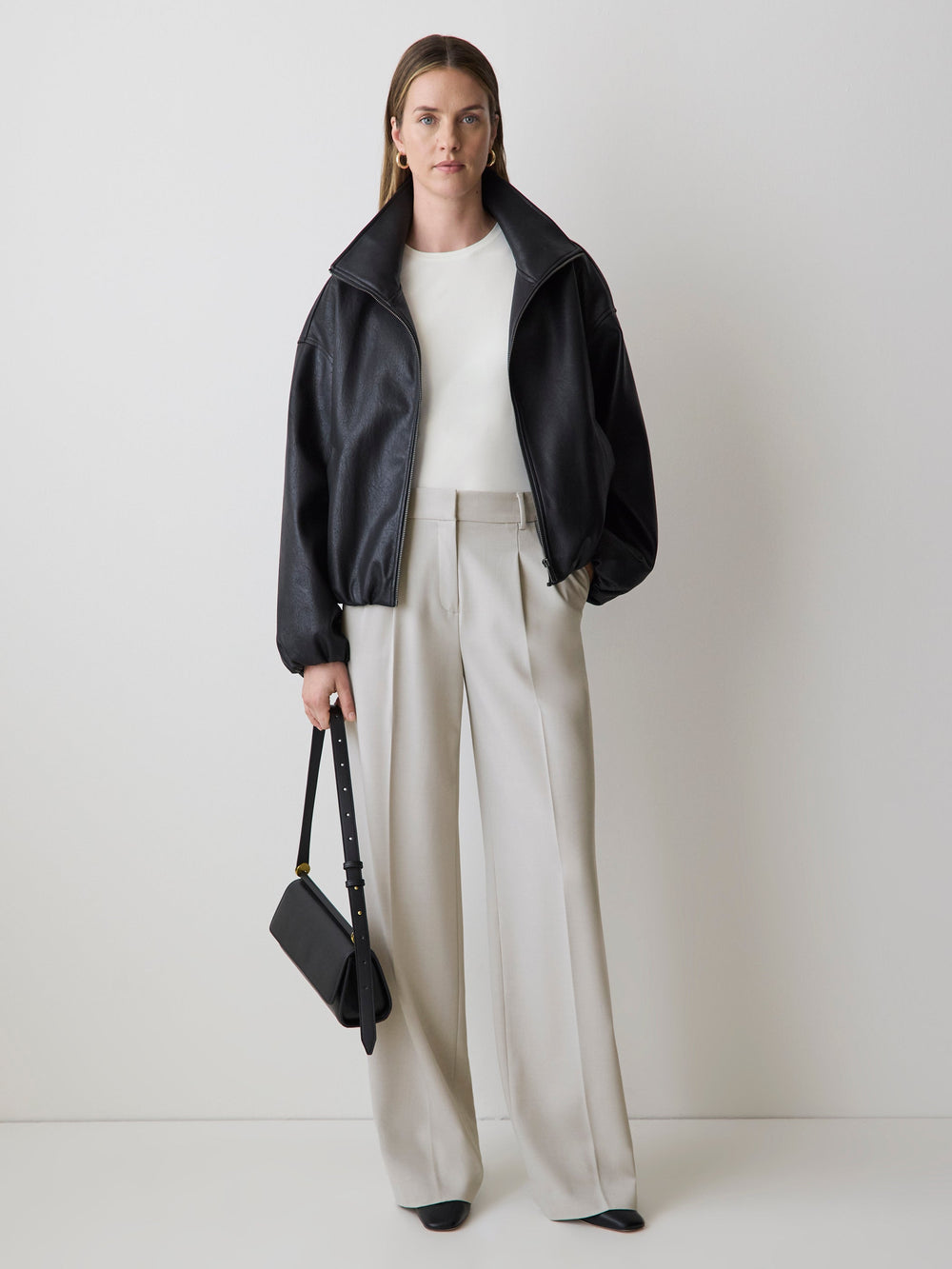 High-Rise Wide-Leg Pant rw&co Great Value Deal