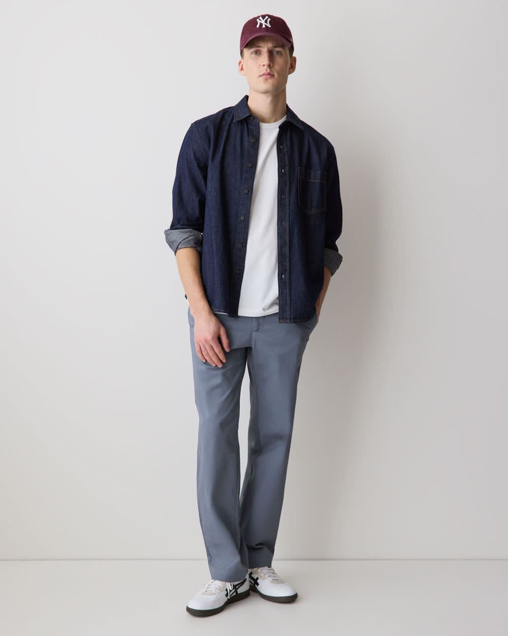 Straight-Leg Chino Pant rw&co Limited Time Discount