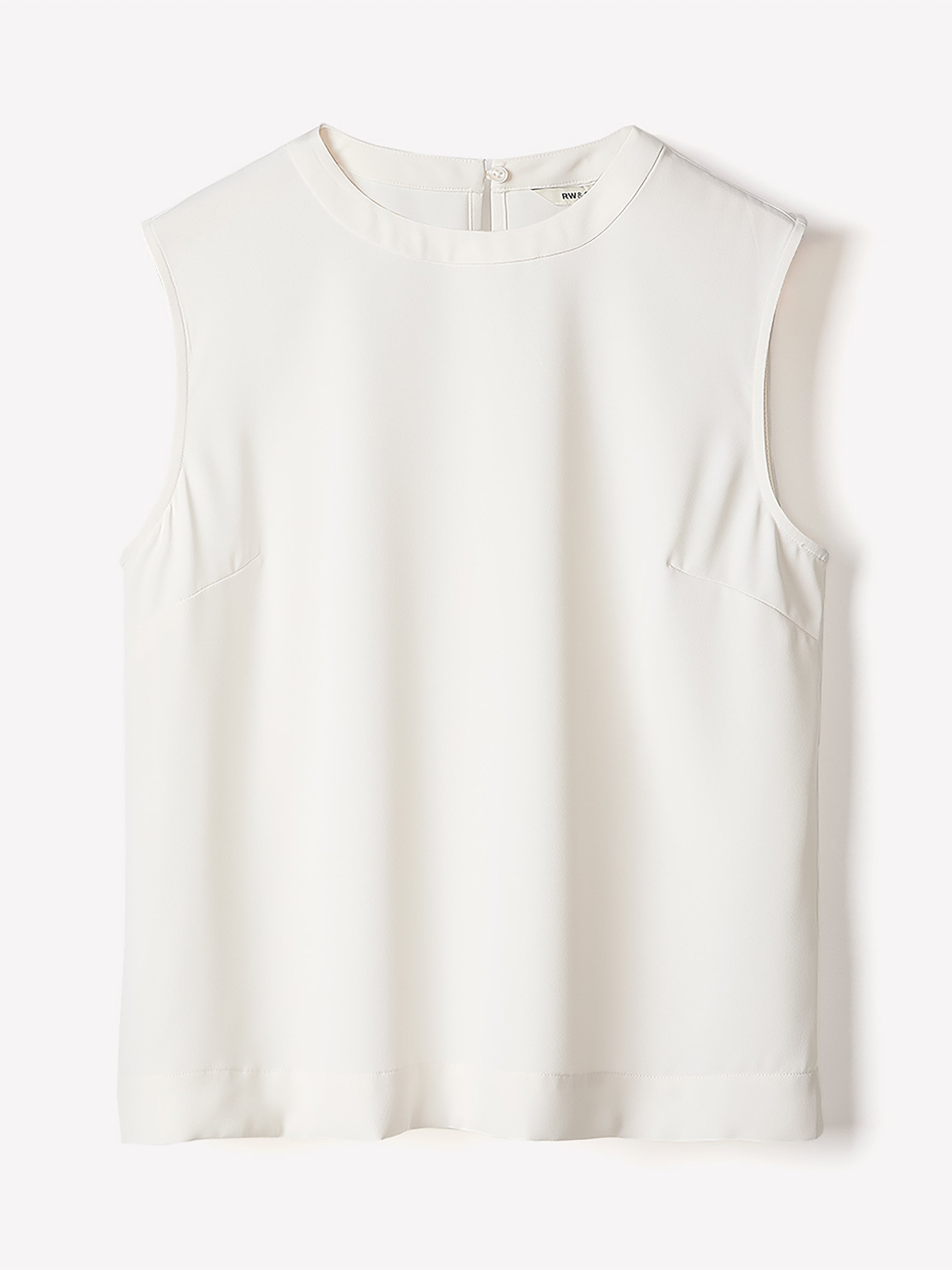 Crew-Neck Satin Cami rw&co Great Value Deal