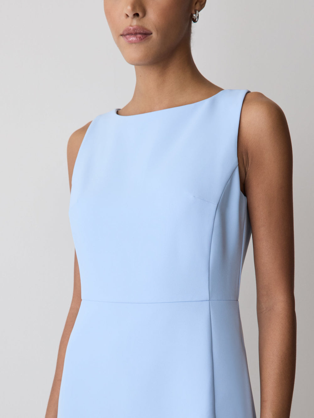 Sleeveless Boat-Neck Mini Dress rw&co Special Promo Price