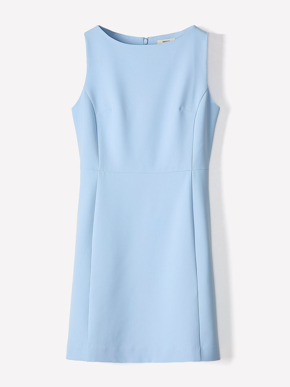 Sleeveless Boat-Neck Mini Dress rw&co Special Promo Price