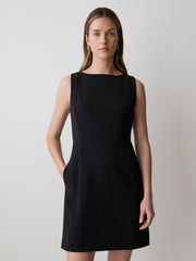 Sleeveless Boat-Neck Mini Dress rw&co Special Promo Price
