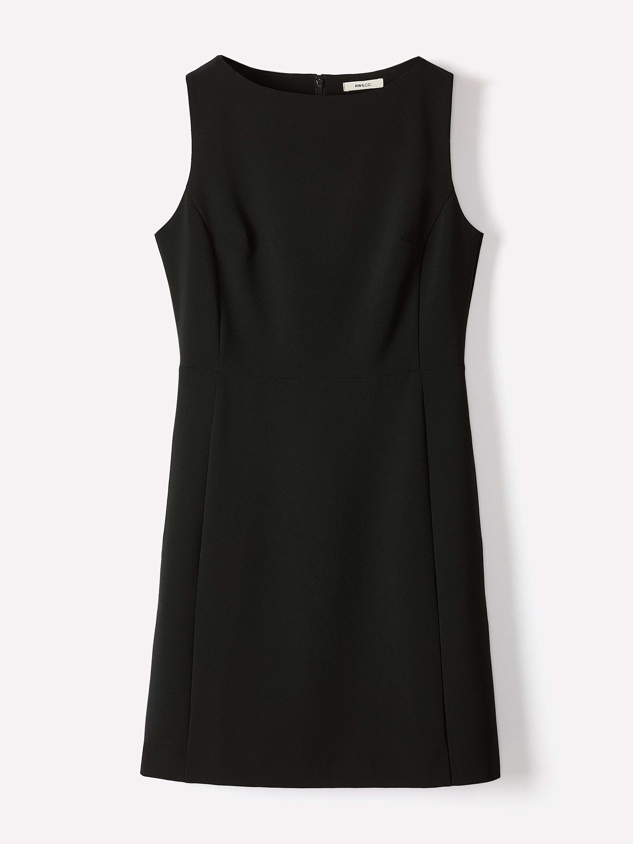 Sleeveless Boat-Neck Mini Dress rw&co Special Promo Price