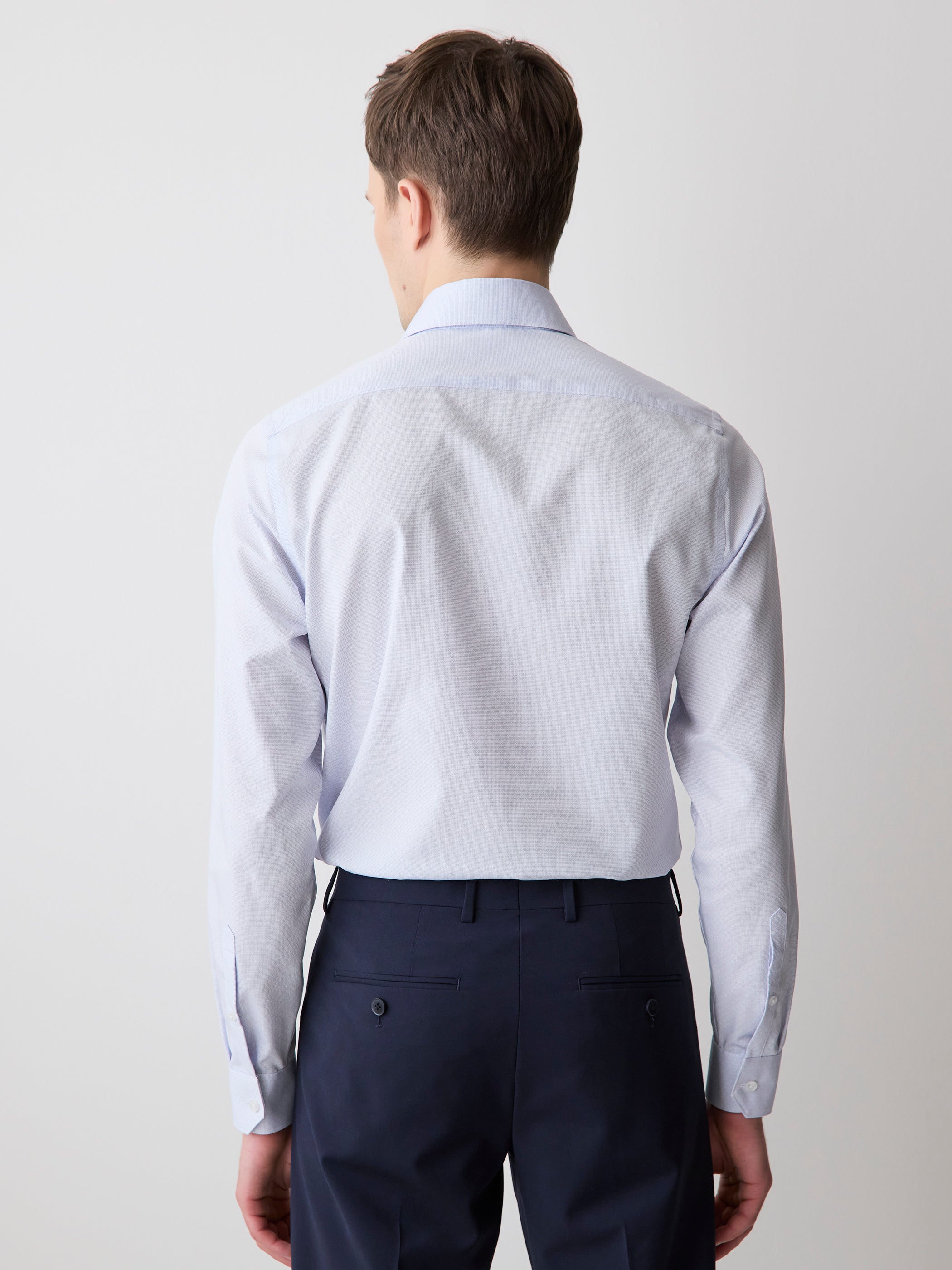 Slim Fit Dotted Dress Shirt rw&co Special Promo Price