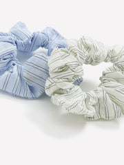 Striped Scrunchies - Set of 2 rw&co Great Value Deal