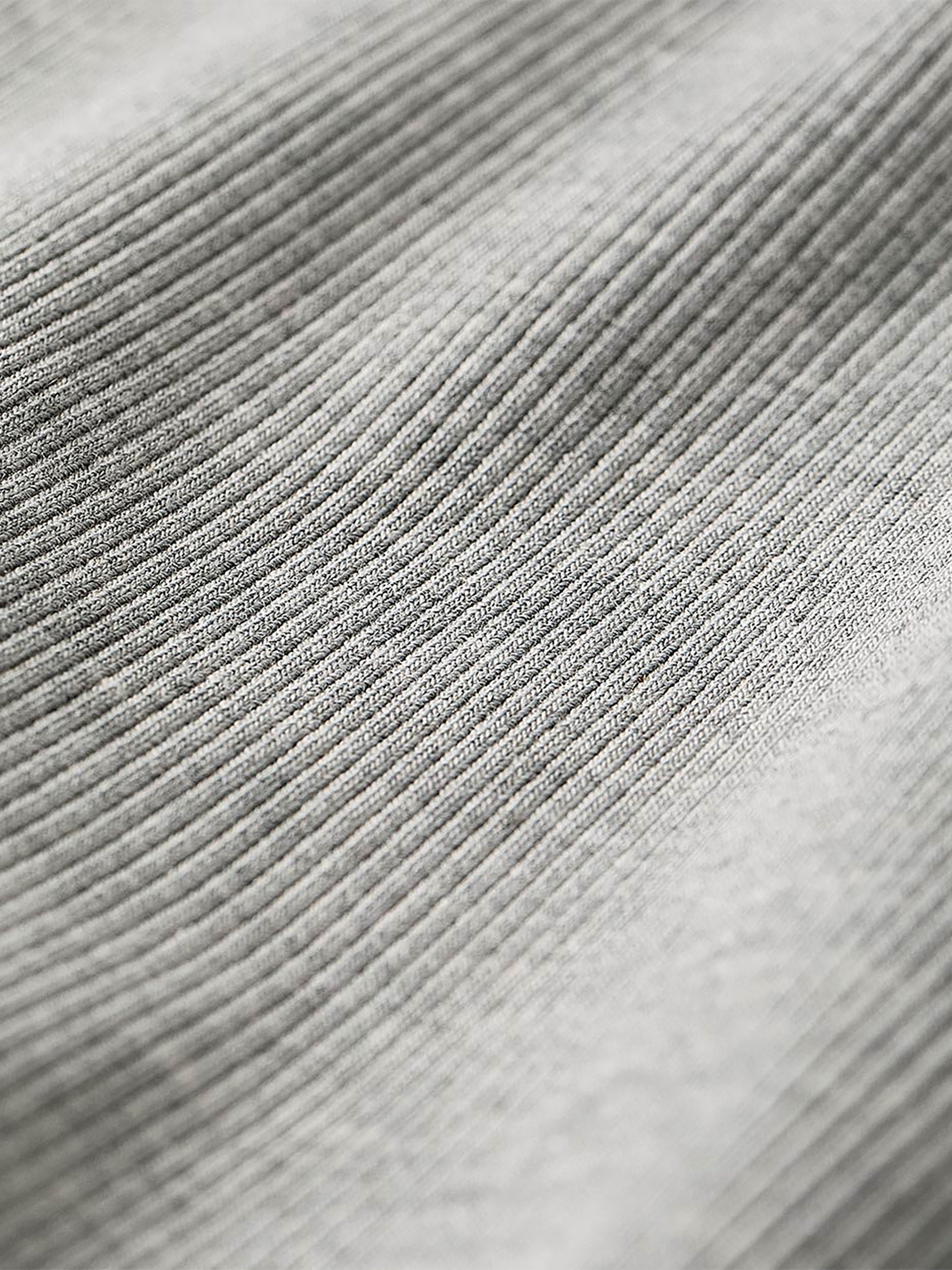 Long-Sleeve Crew-Neck Fitted Ribbed Tee rw&co Special Promo Price