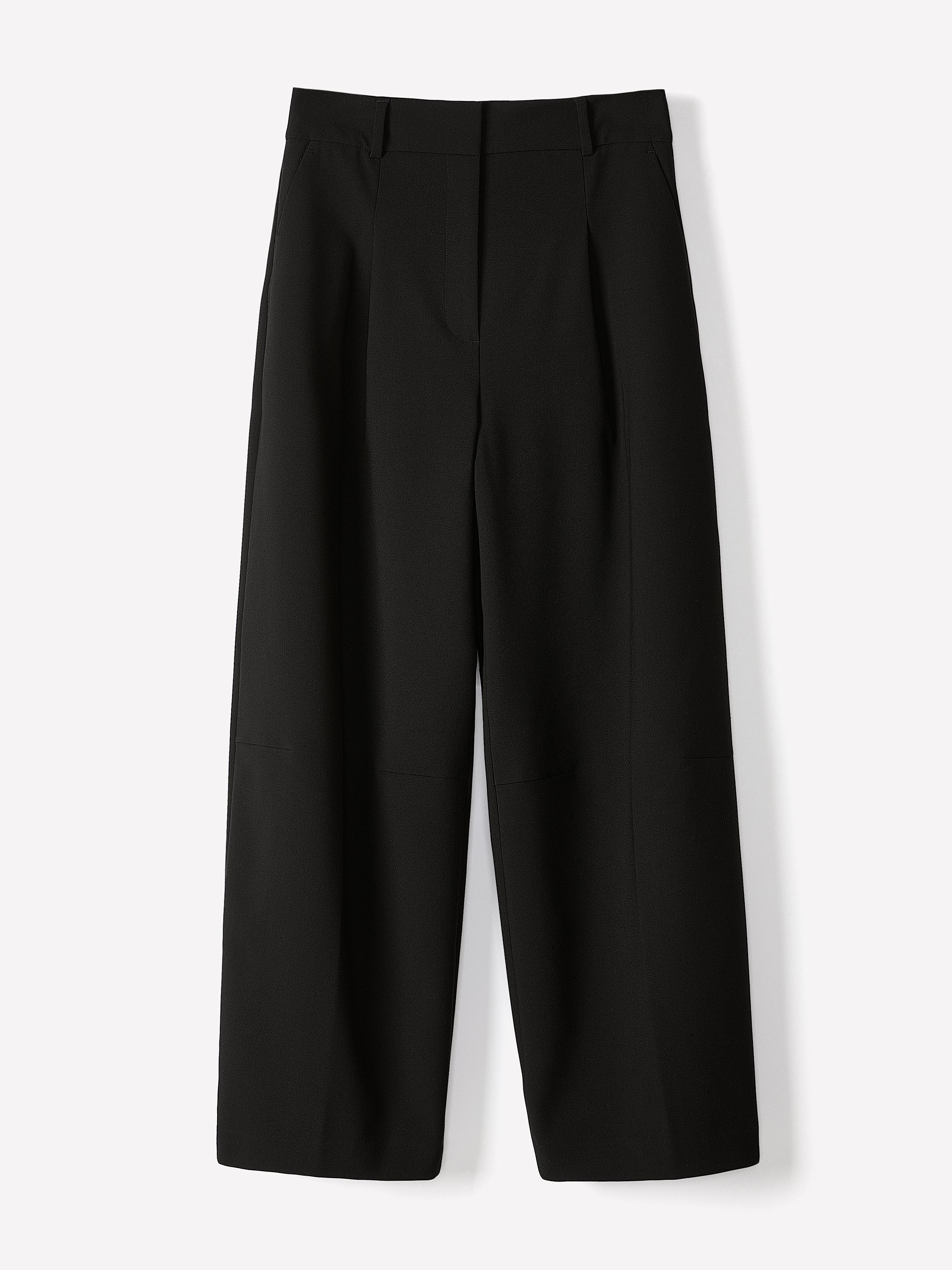 Twill High-Rise Barrel Pant rw&co On Sale