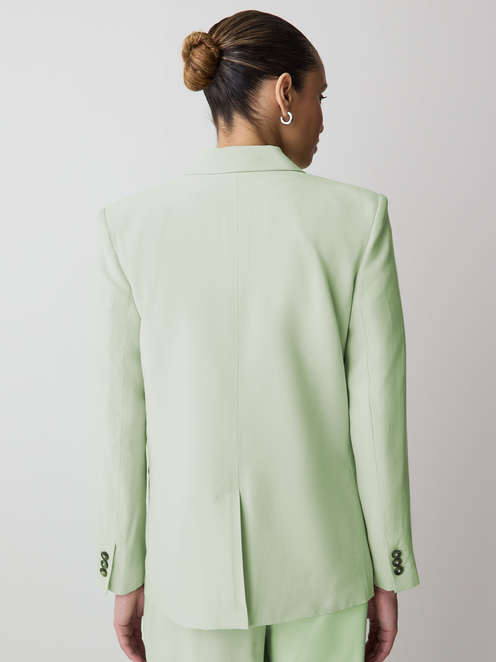 Relaxed-Fit One-Button Blazer rw&co Great Value Deal