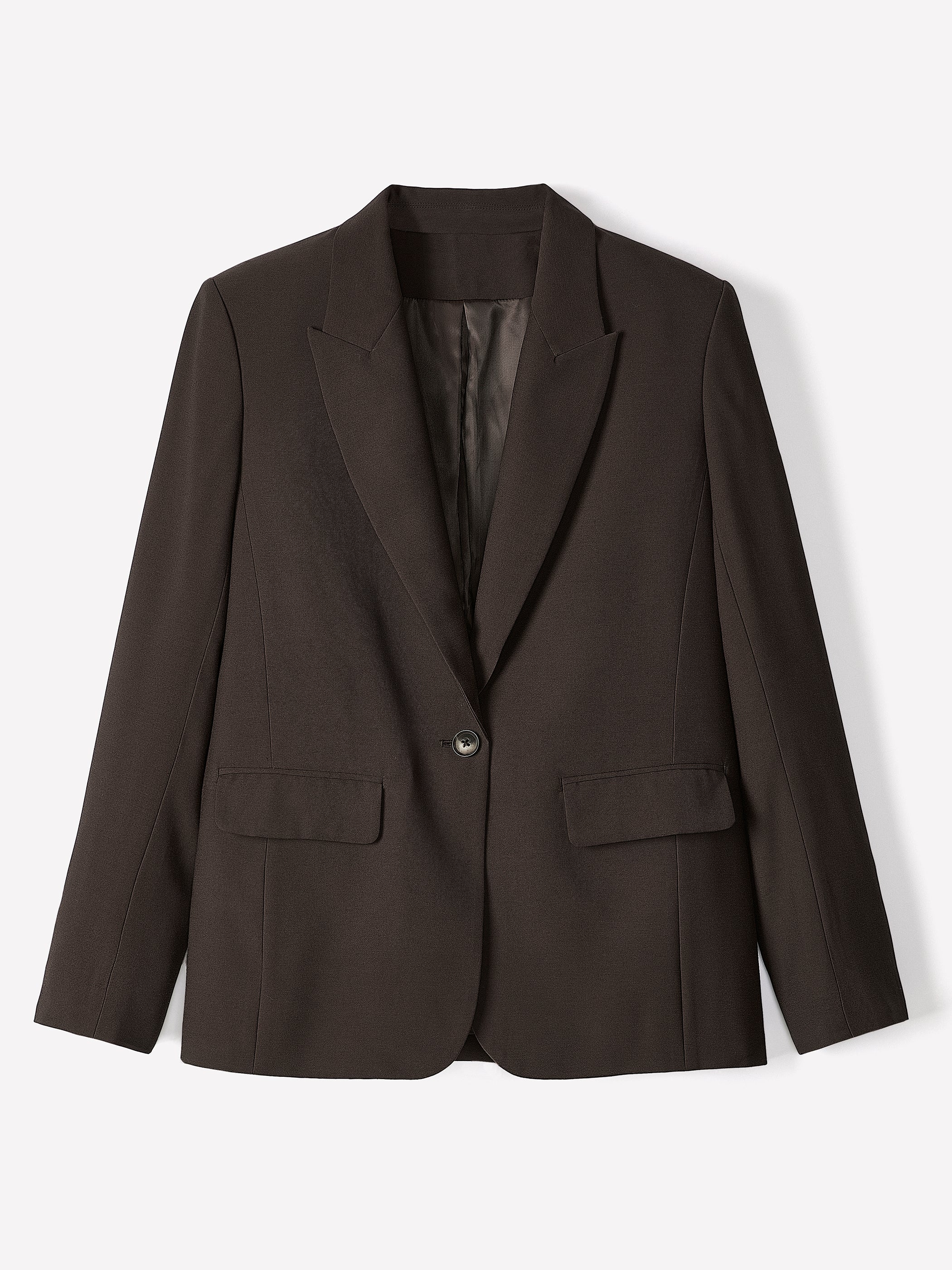 Relaxed-Fit One-Button Blazer rw&co Great Value Deal