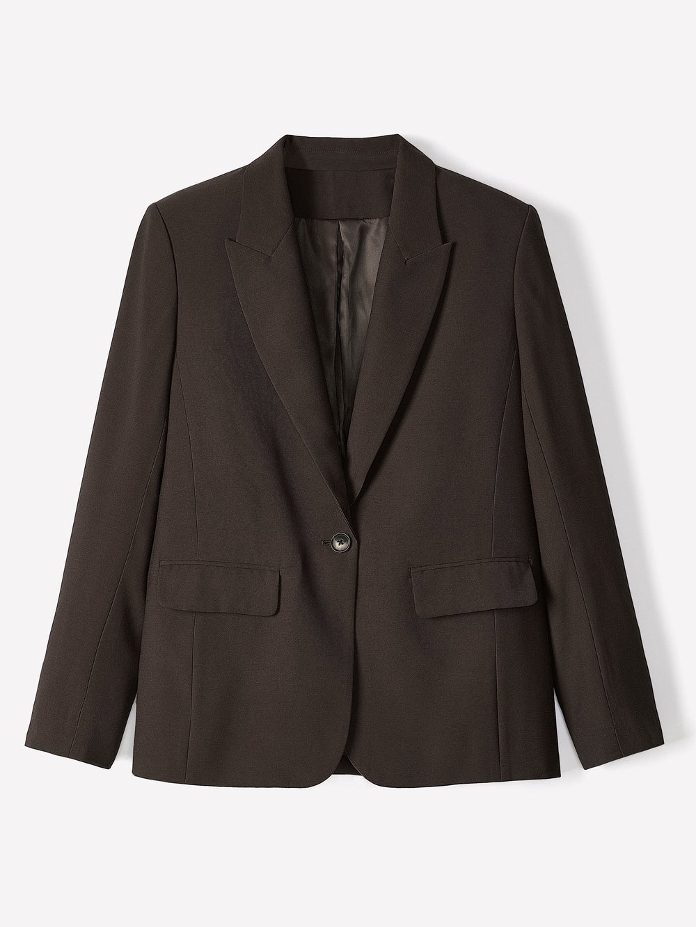 Relaxed-Fit One-Button Blazer rw&co Great Value Deal