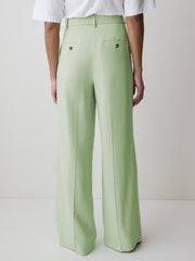 Wide-Leg High-Rise Pant with Elastic Back rw&co Special Offer