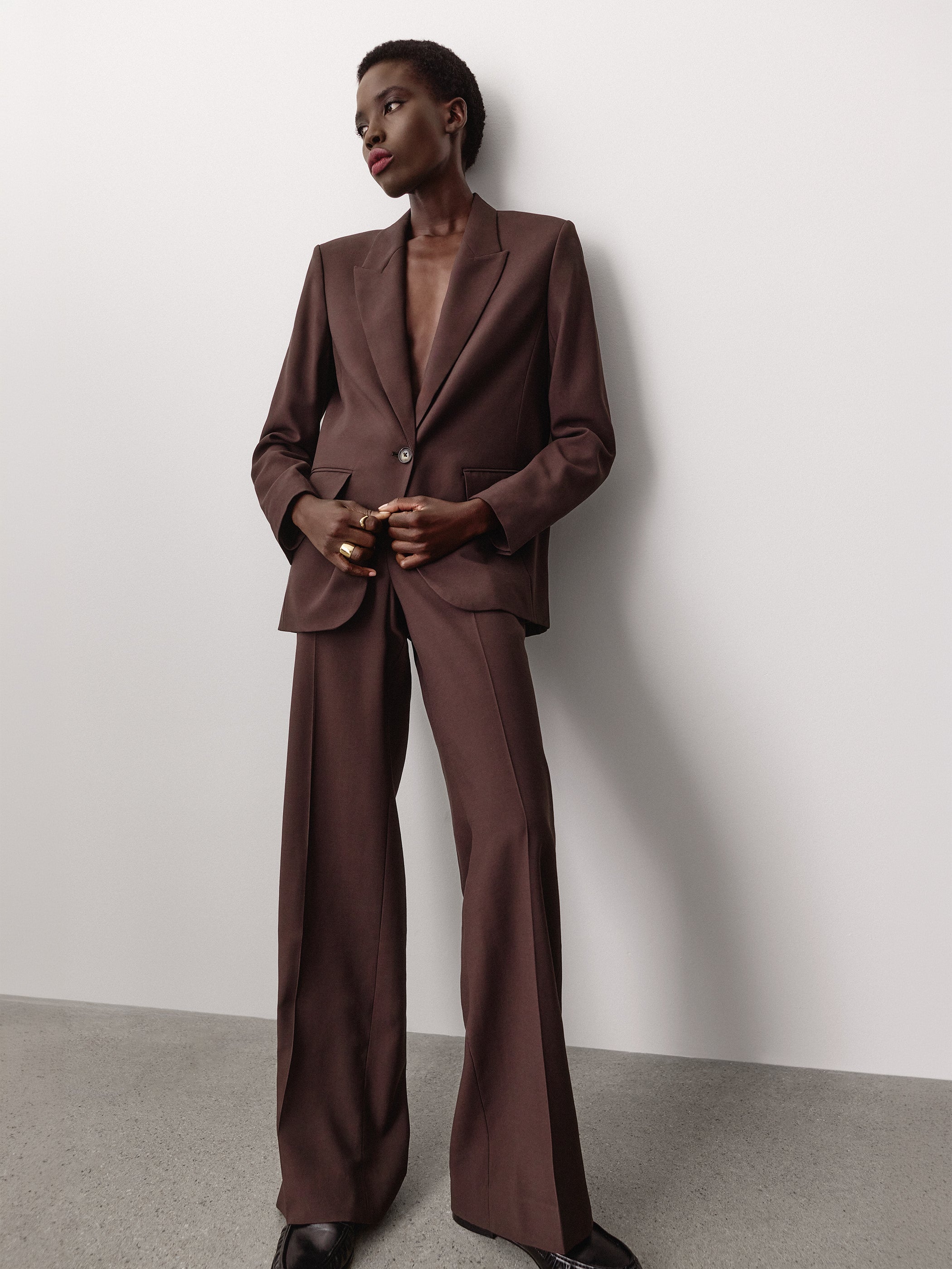 Wide-Leg High-Rise Pant rw&co On Sale