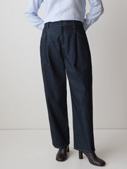 High-Rise Barrel Jeans rw&co On Sale