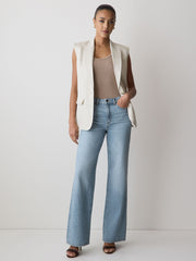 High-Rise Wide-Leg Jeans rw&co Exclusive Sale Price