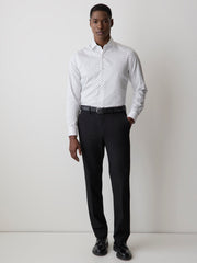 Slim Fit Dress Shirt with Floral Dotted Pattern rw&co On Sale