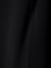 Black High-Rise Tapered-Leg Wool-Blend Pant rw&co Special Offer