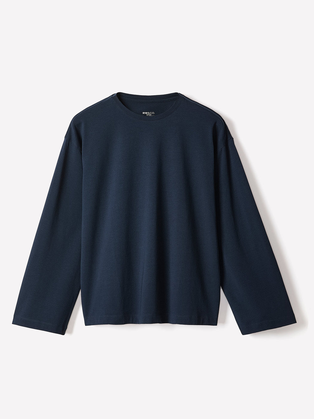Oversized Supima Cotton Tee rw&co On Sale
